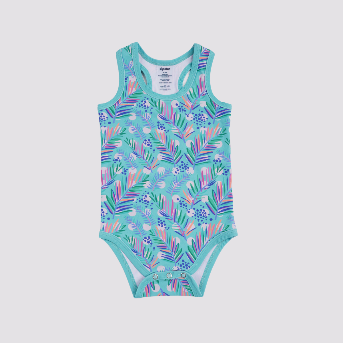 Girls Swimsuit Paradise Zipster