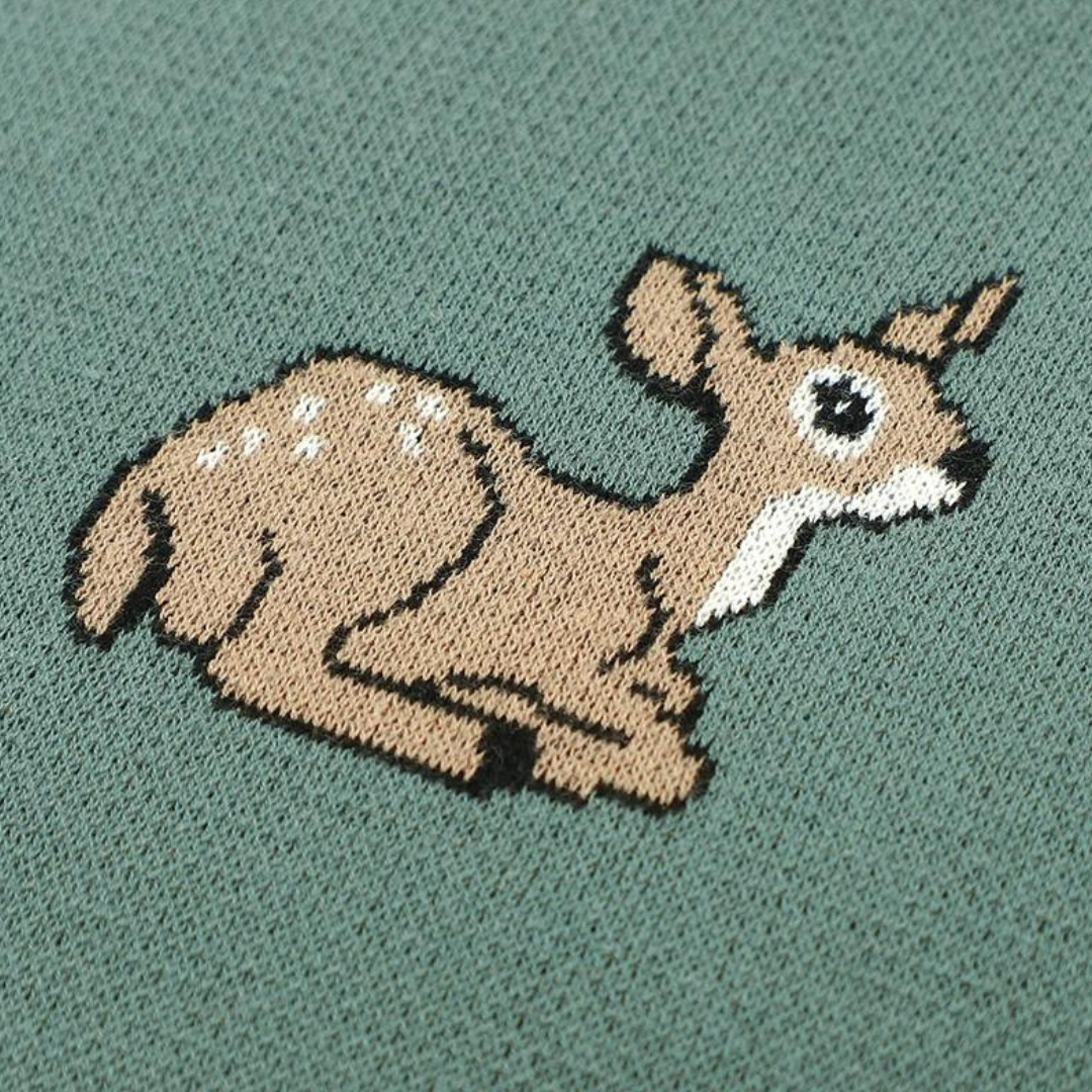 Green Bambi Blanket
