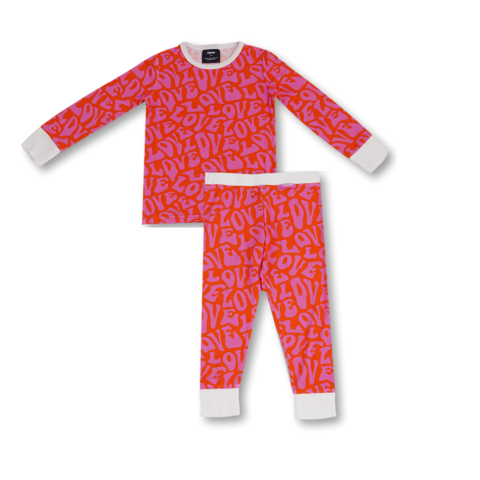 Pyjamas-sæt til børn Groovy Love
