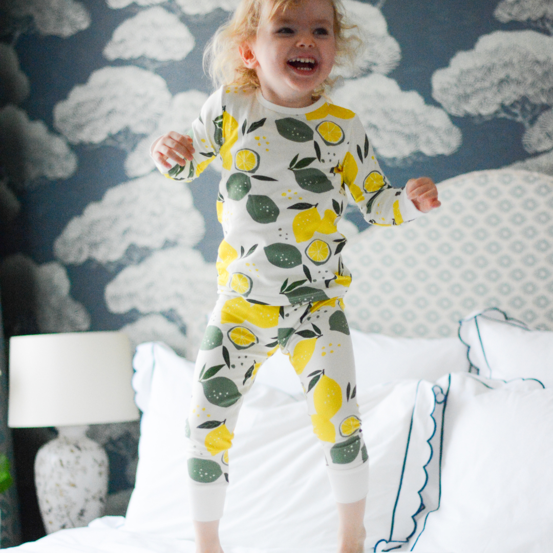 Pyjamas-set för barn Lemons