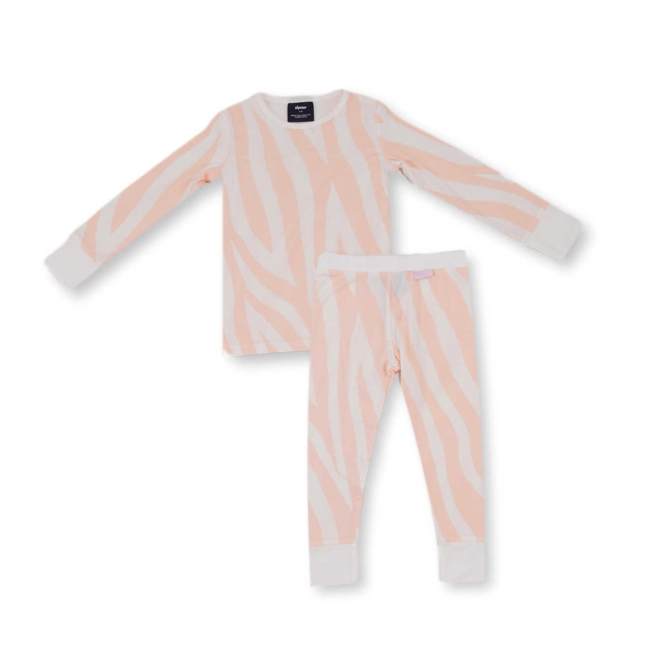 Set di pigiami per bambini con stampa zebrata