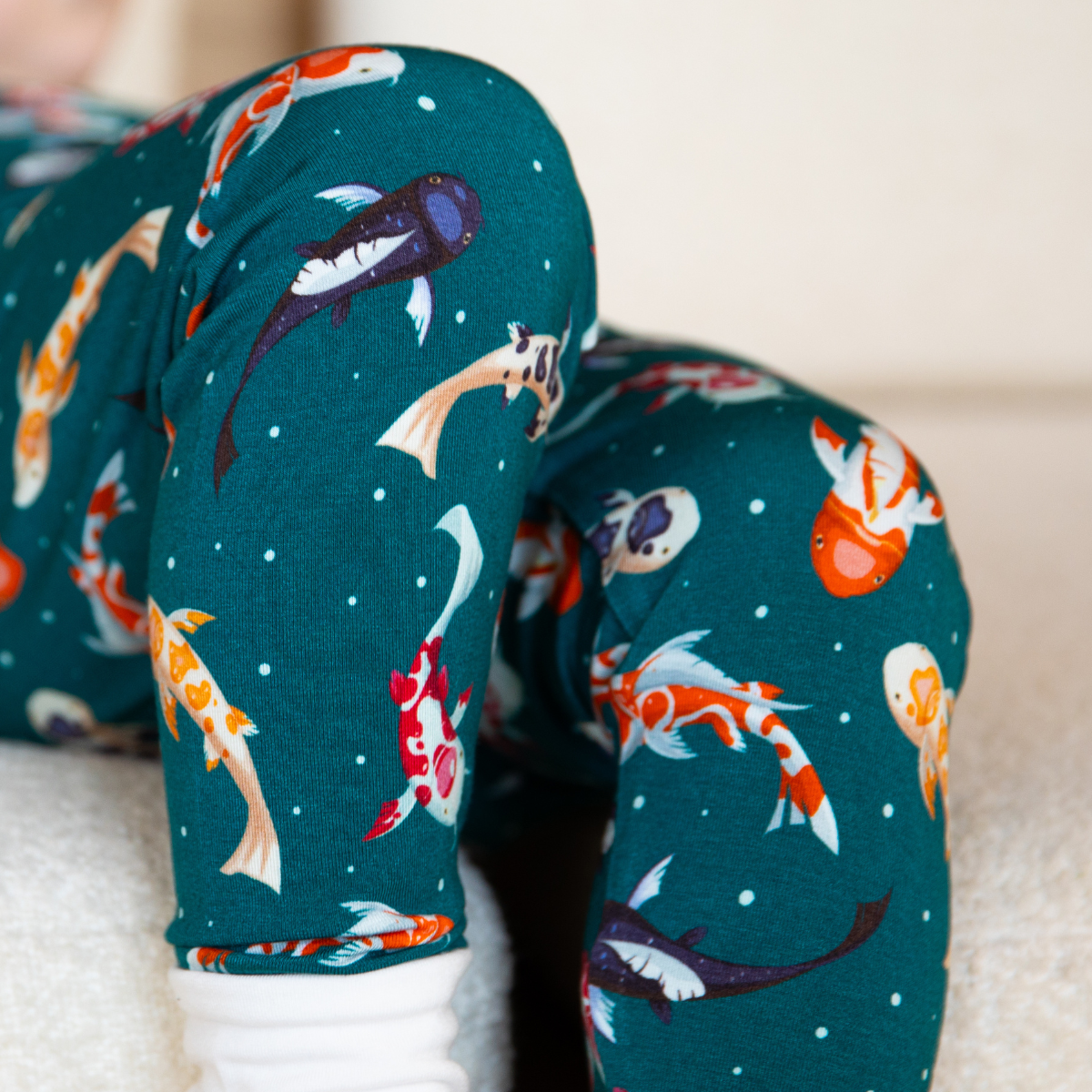 Pyjamas-sæt til børn Koi