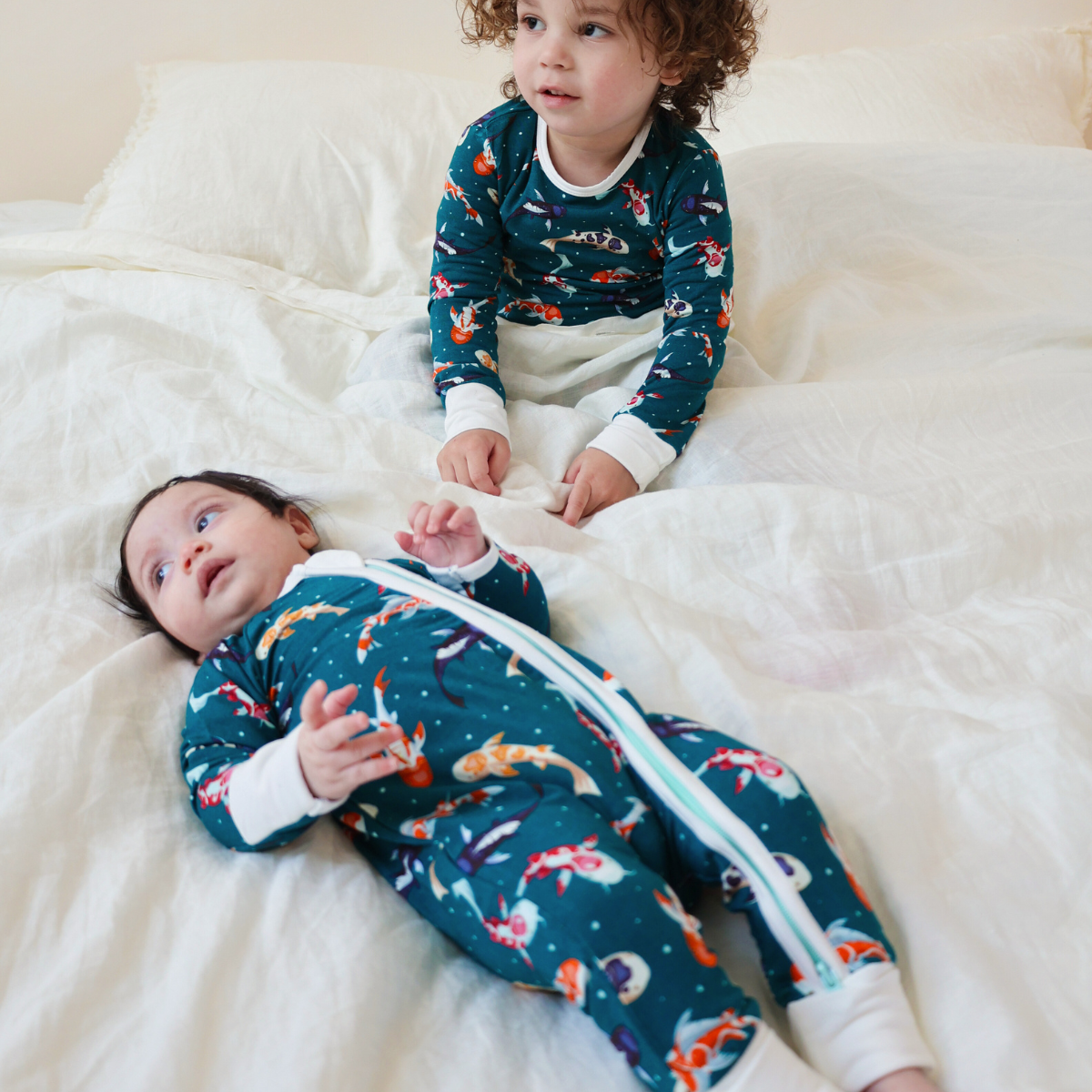 Pyjamas-sæt til børn Koi