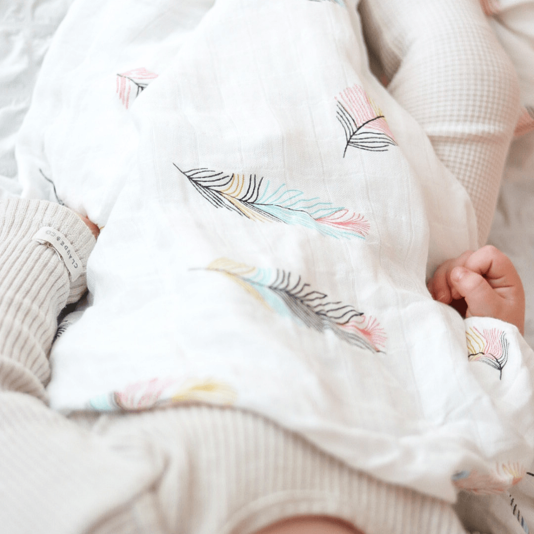 Large Muslin Swaddle Blanket from Zipster