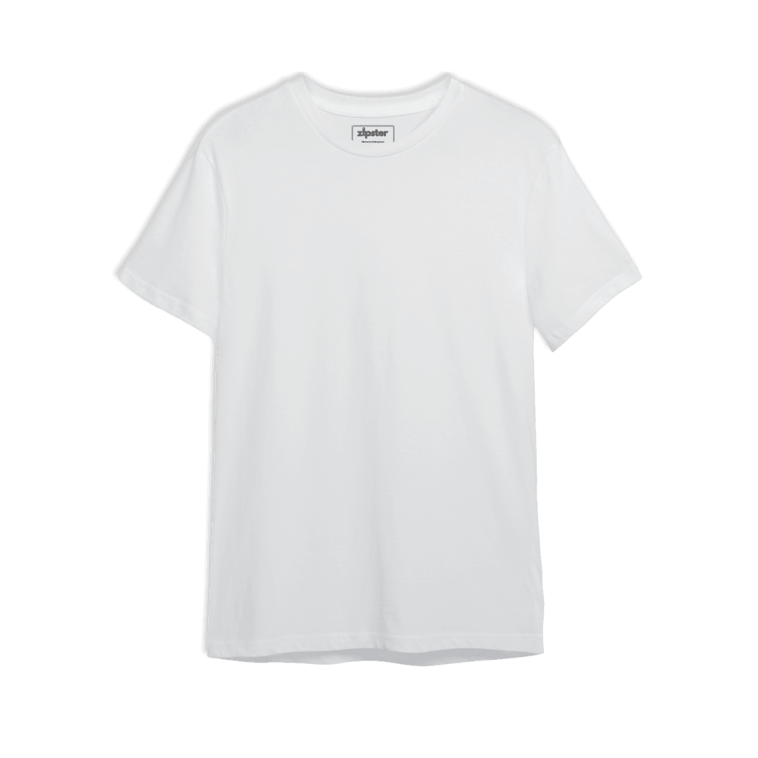 Women's White Bamboo T-Shirt - Zipster