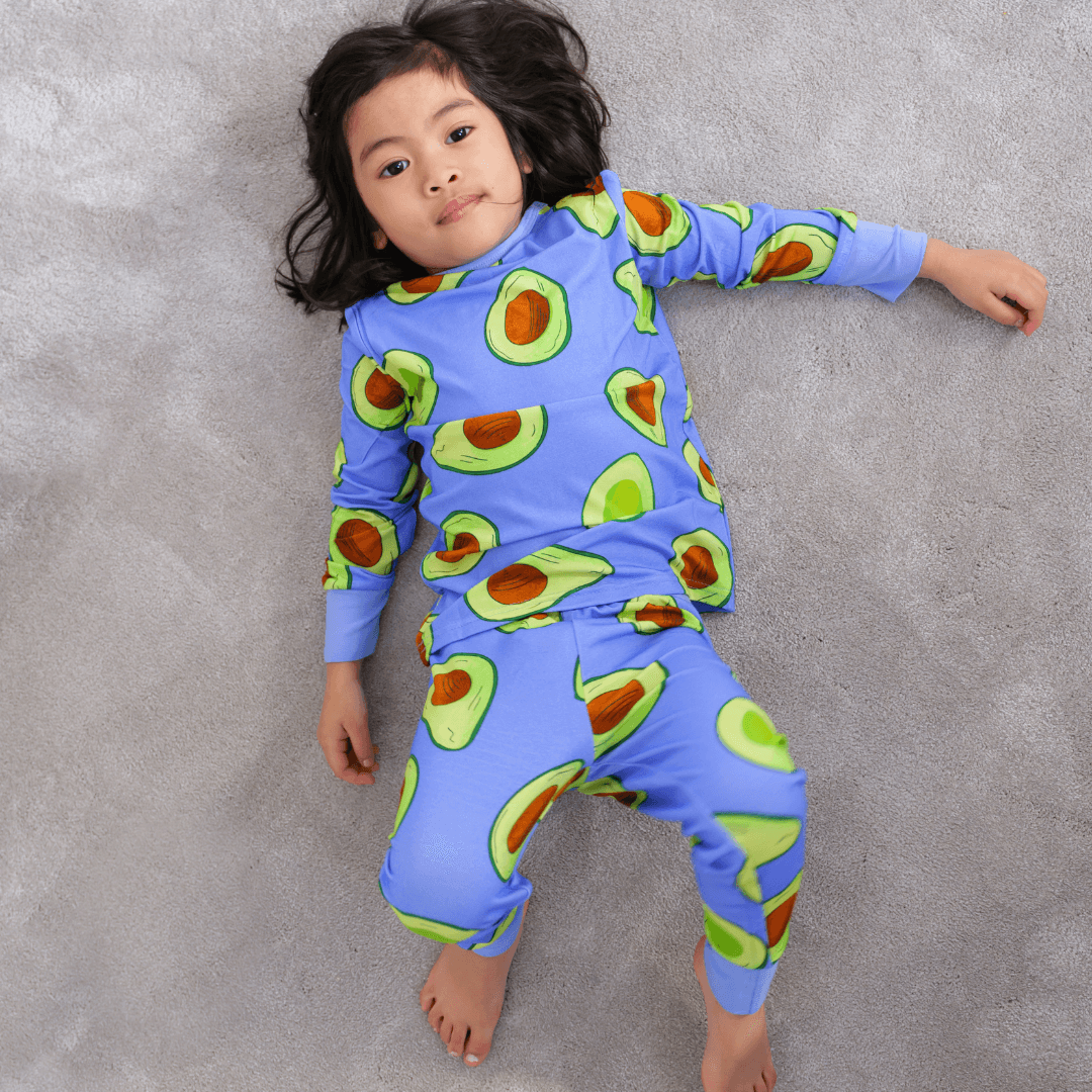 Children's PJ Set Avocado - Zipster