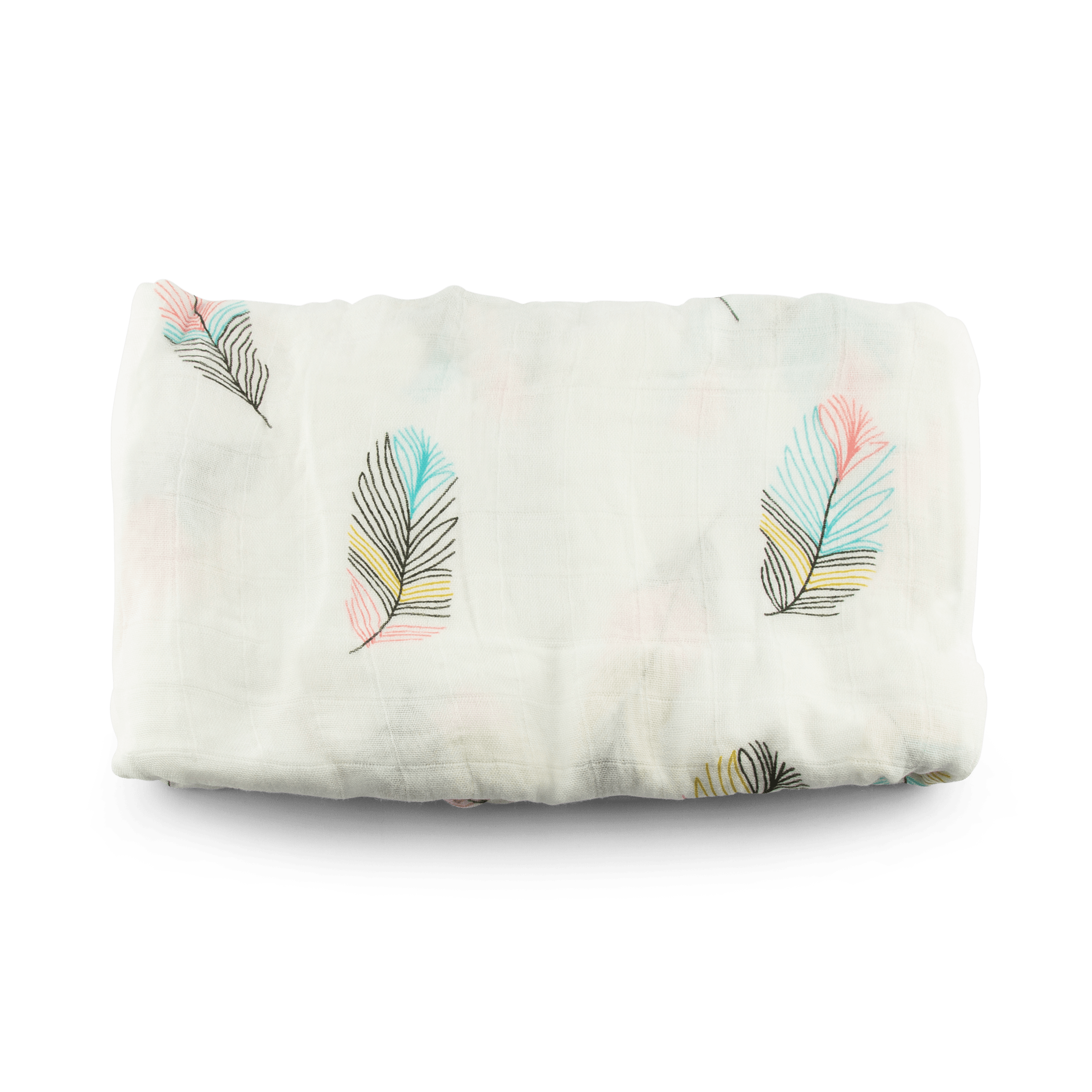 Feathers Large Muslin Swaddle Blanket for Infants