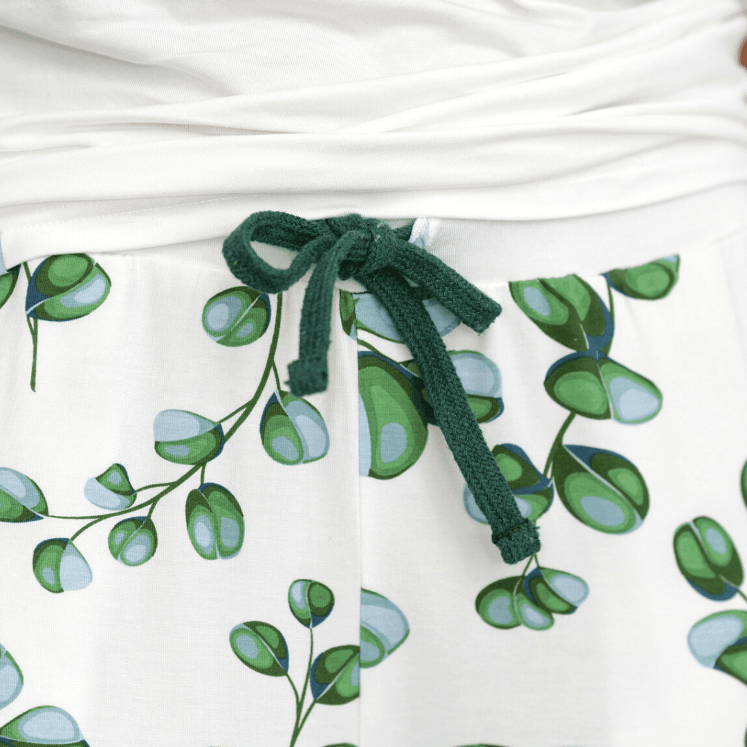 Greenery Women's Bamboo Pyjama Bottoms - Zipster