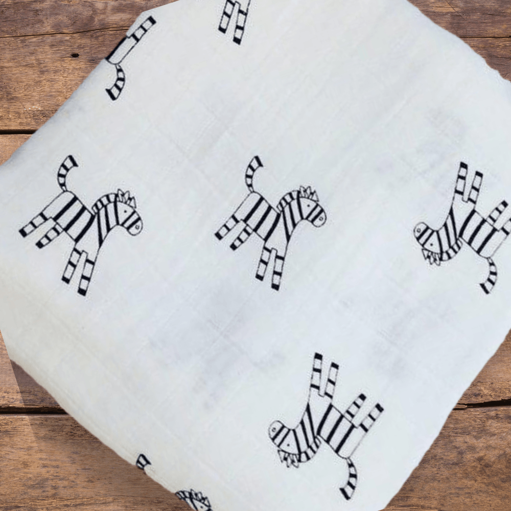 Amazing baby muslin clearance swaddle zebra